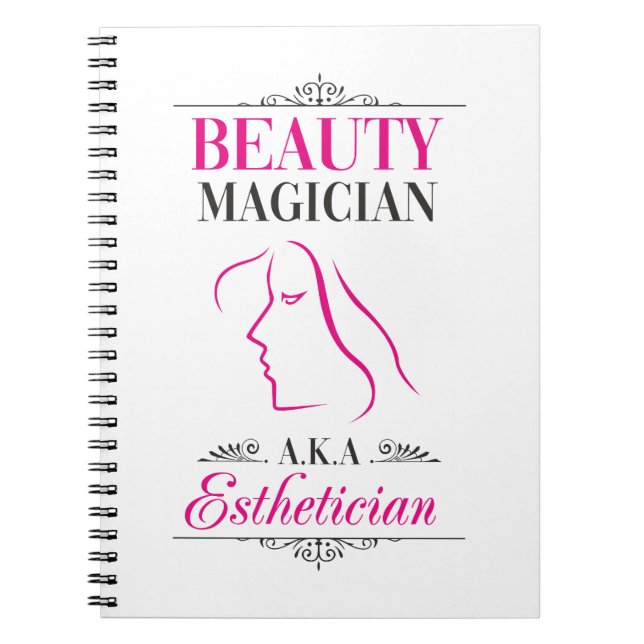 Beauty magician aka esthetician notizblock (Vorderseite)