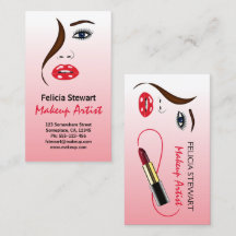 Beauty Makeup Artist in Mirror Cosmetologin