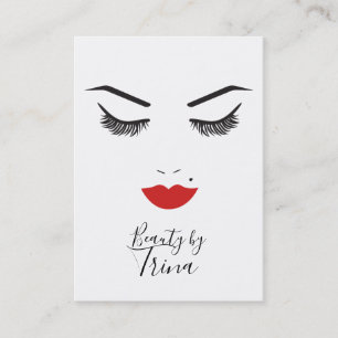 Beauty Makeup Face Lashes & Zeremonien Visitenkarte