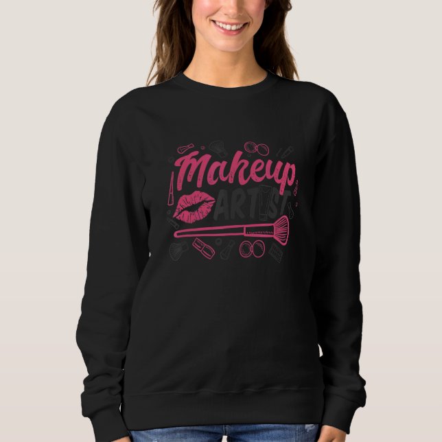 Beauty Makeup Ist Sweatshirt (Vorderseite)