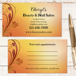 Beauty & Nail Salon Termin Business Card