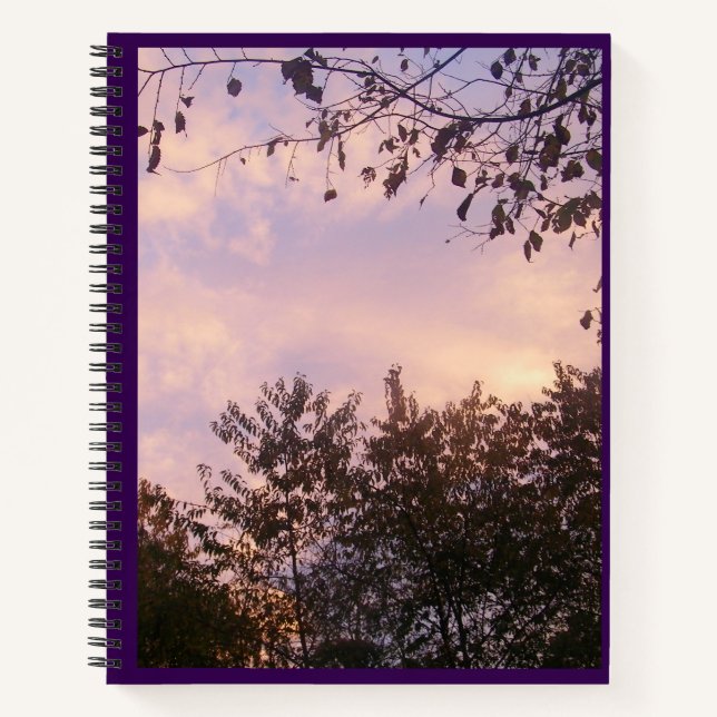 Beauty of the Dusk Notebook Notizbuch (Vorderseite)