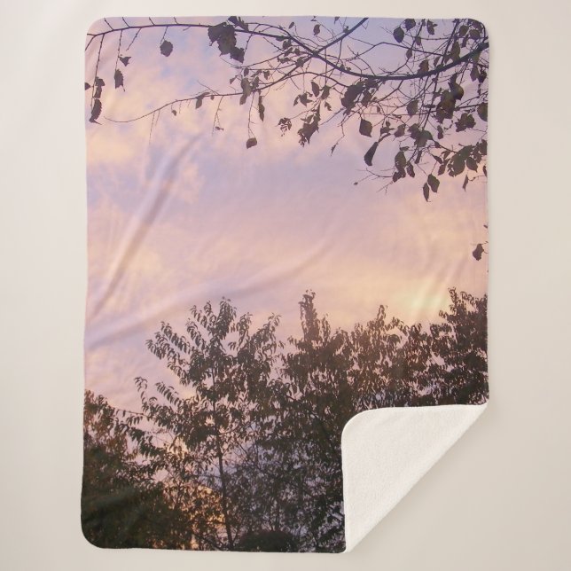 Beauty of the Dusk Sherpa Blanket Sherpadecke (Vorderseite)
