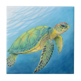 Beauty of the turtle fliese