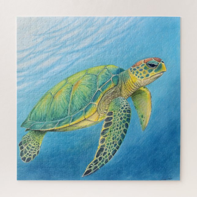 Beauty of the turtle puzzle (Vertikal)