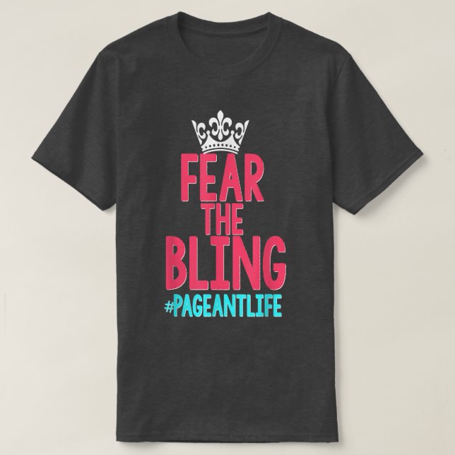 Beauty Pageant Shirt Glitz Tochter Mama Funny Fee (Design vorne)