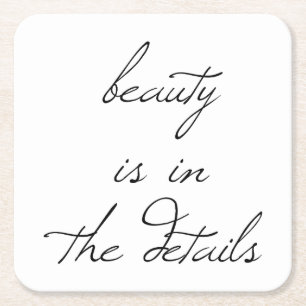 Beauty Paper Untersetzer