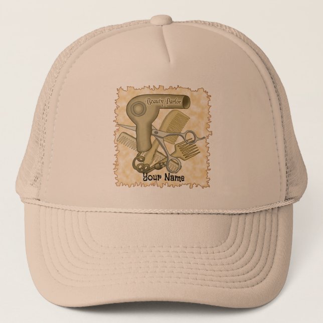 Beauty Parlor Beautician hat Truckerkappe (Vorderseite)