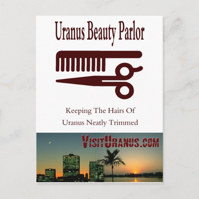 Beauty Parlor Postkarte (Vorderseite)