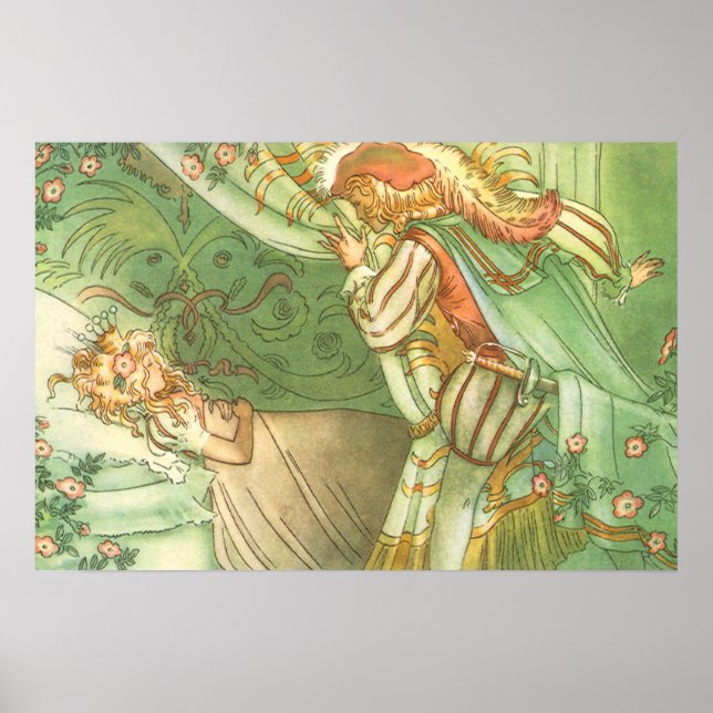 Beauty Princess, Vintage Märchen Poster (Vorne)