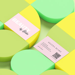 Beauty QR Business Card - Östhetiker & Stylist Visitenkarte