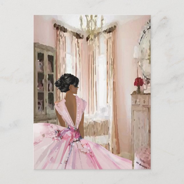 Beauty Queen Postkarte (Vorderseite)