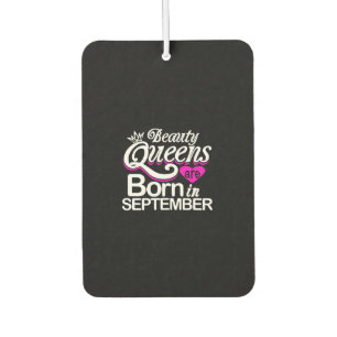 Beauty Queens Born in September Autolufterfrischer