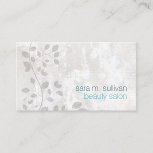 Beauty Salon Bold Simple Grunge Business Card Visitenkarte