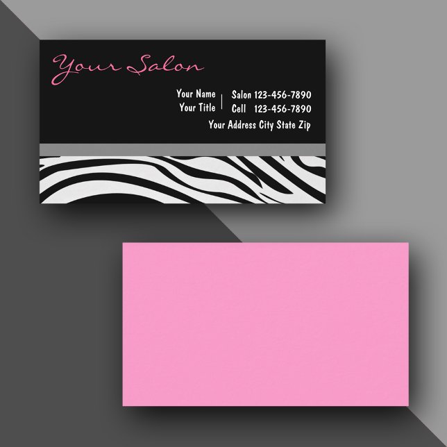 Beauty Salon Business Cards Visitenkarte (Von Creator hochgeladen)