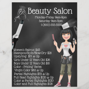 Beauty Salon Business Promotion Flyer