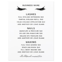 Beauty Salon Business Services Flyer