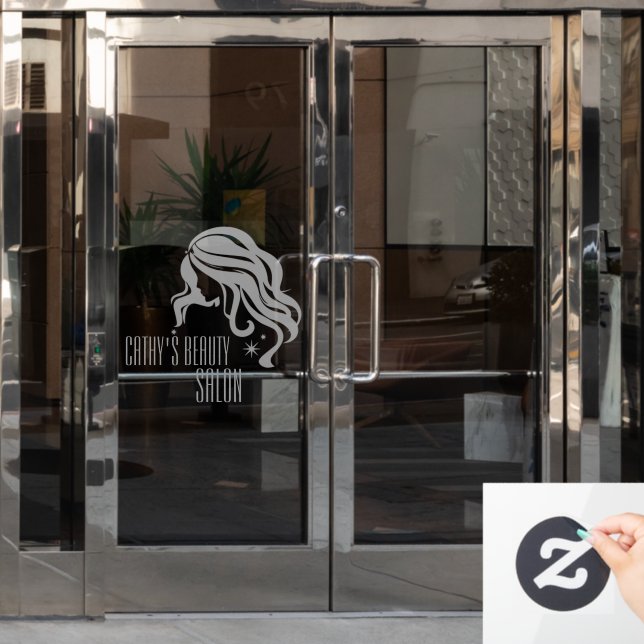 Beauty Salon Custom Business Fensteraufkleber (Büro Tür)
