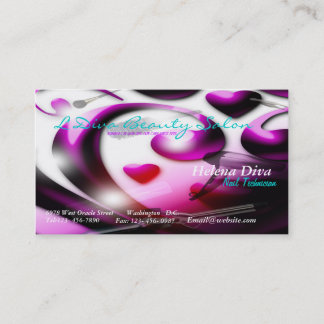 Beauty Salon/Day Wellness-Center Business Card Visitenkarte