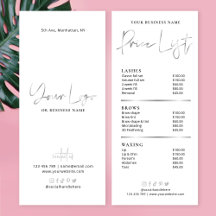 Beauty Salon Glam Silver Logo Trendliste