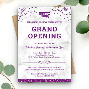 Beauty Salon Grand Opening Einladung