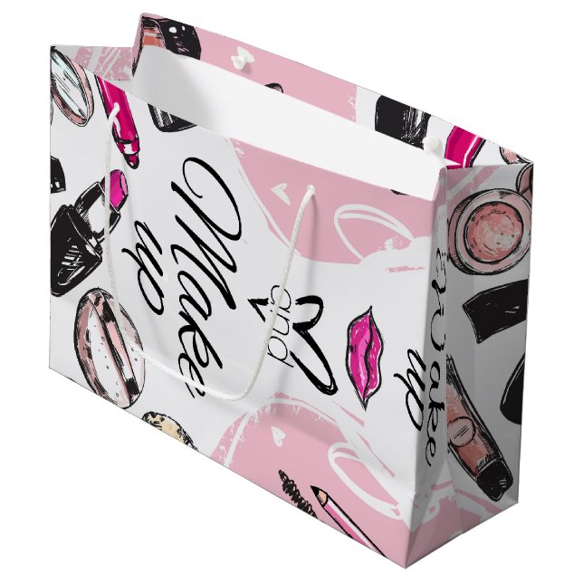 Beauty Salon Große Geschenktüte (Vorderseite Schrägansicht)