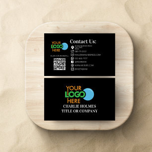 Beauty Salon Lash Hair Makeup QR Code Modern Visitenkarte