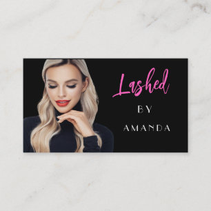 Beauty Salon Lashed Business Card Visitenkarte