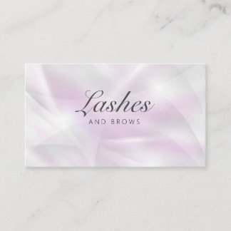 Beauty Salon Lashes and Brows Business Card Visitenkarte