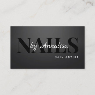 Beauty Salon Nails Business Card Visitenkarte
