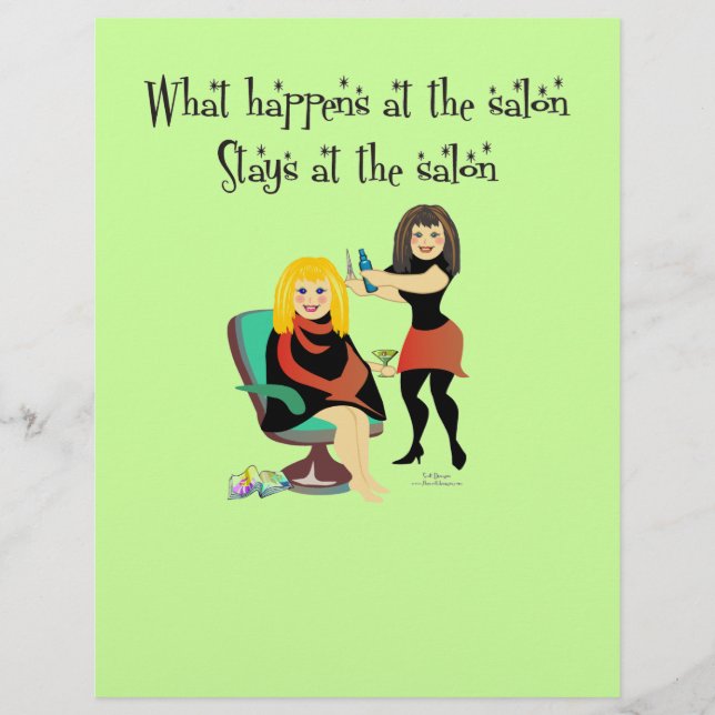 Beauty Salon Secrets Flyer (Vorne)