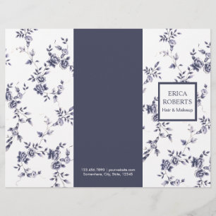 Beauty Salon Vintag Chinoiserie Blaues Meer