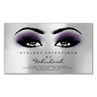 Beauty Salon Violet Silber Adress Makeup Lashes