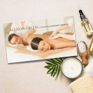 Beauty Salon WELLNESS-CENTER Aromatherapie Massage Visitenkarte