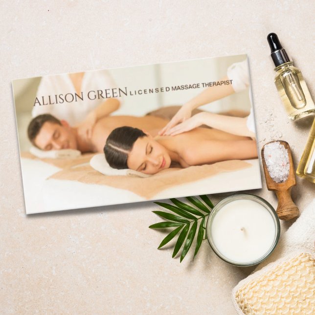 Beauty Salon WELLNESS-CENTER Aromatherapie Massage Visitenkarte (Von Creator hochgeladen)