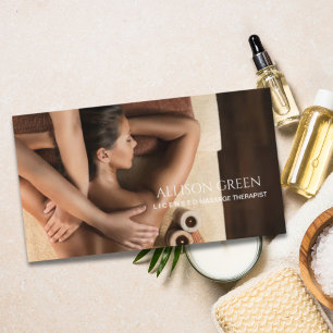 Beauty Salon WELLNESS-CENTER Aromatherapie Massage Visitenkarte