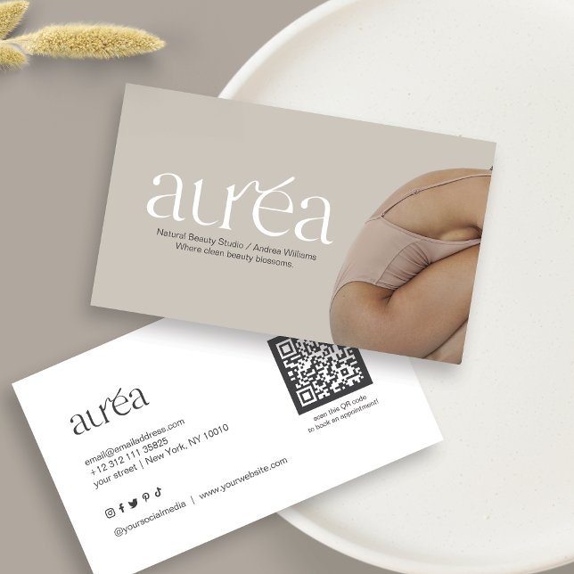 Beauty Service Business Card Visitenkarte (Von Creator hochgeladen)