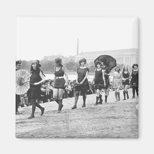 Beauty Show Glamour Girls Vintag 1922 Magnet (Vorne)