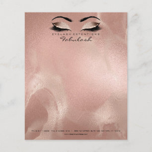 Beauty Studio Lashes Makeup Stylist Kunstseide Flyer