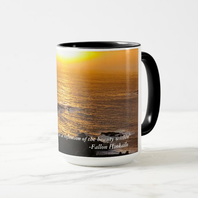 Beauty Sunset Tasse (VorderseiteRechts)