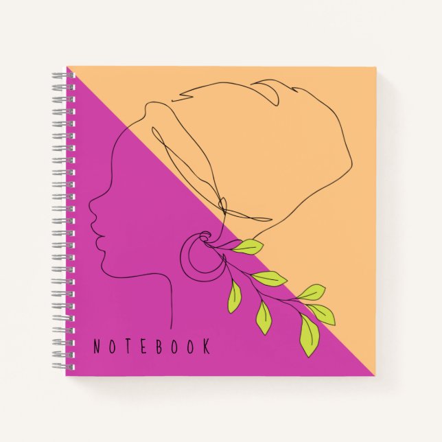 Beauty und Twig Notizbuch (Vorderseite)