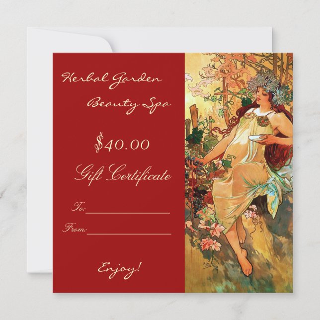 Beauty Wellness-Center Geschenkgutscheine (Vorderseite)