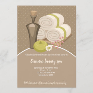 Beauty Wellness-Center Salon Einladung