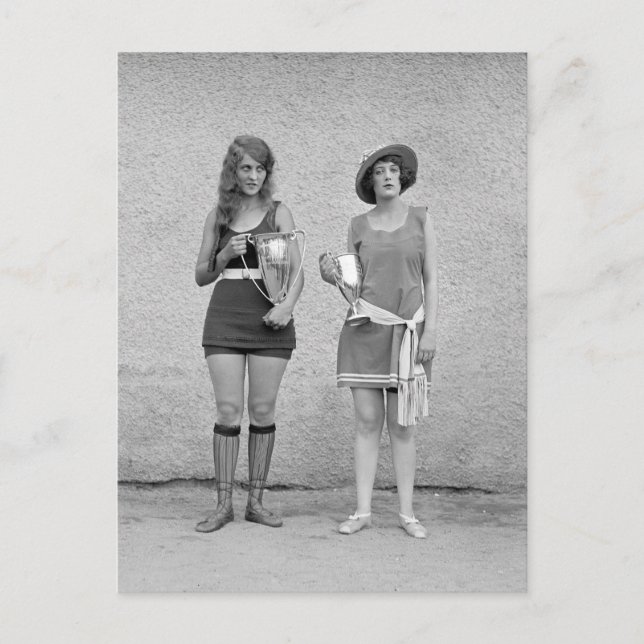 Beauty-Wettbewerb "Badegewässer", 1922 Postkarte (Vorderseite)