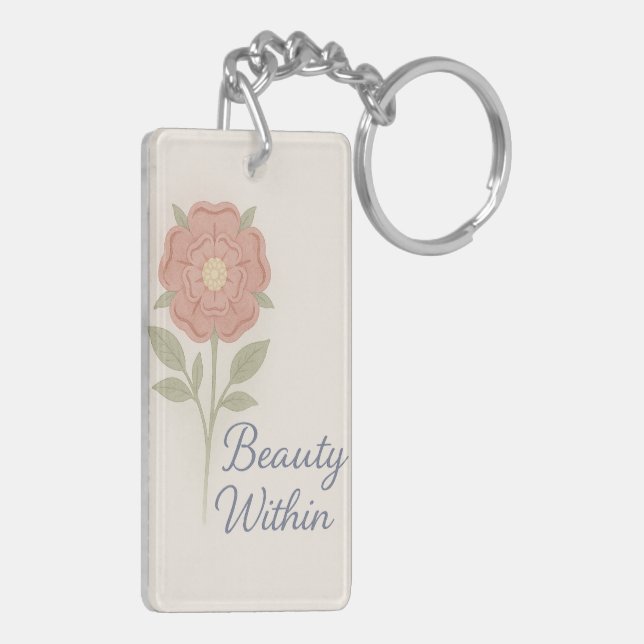 Beauty Within — Key chain Schlüsselanhänger (Rückseite links)