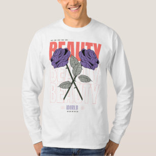 Beauty World Shirt - Gothic Rose Ästhetisches Desi