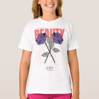 Beauty World Shirt - Gothic Rose Ästhetisches Desi