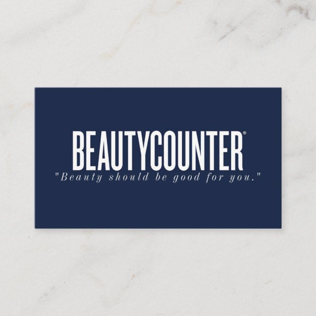 Beautycounter Consultant Business Card (No QR) Visitenkarte (Vorderseite)