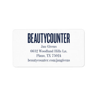 Beautycounter - neues Logo-Label Adressaufkleber