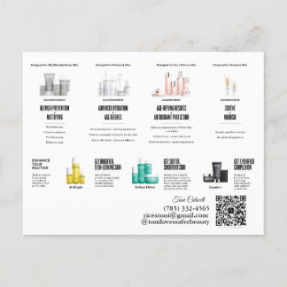Beautycounter Skincare Regimens Postkarte